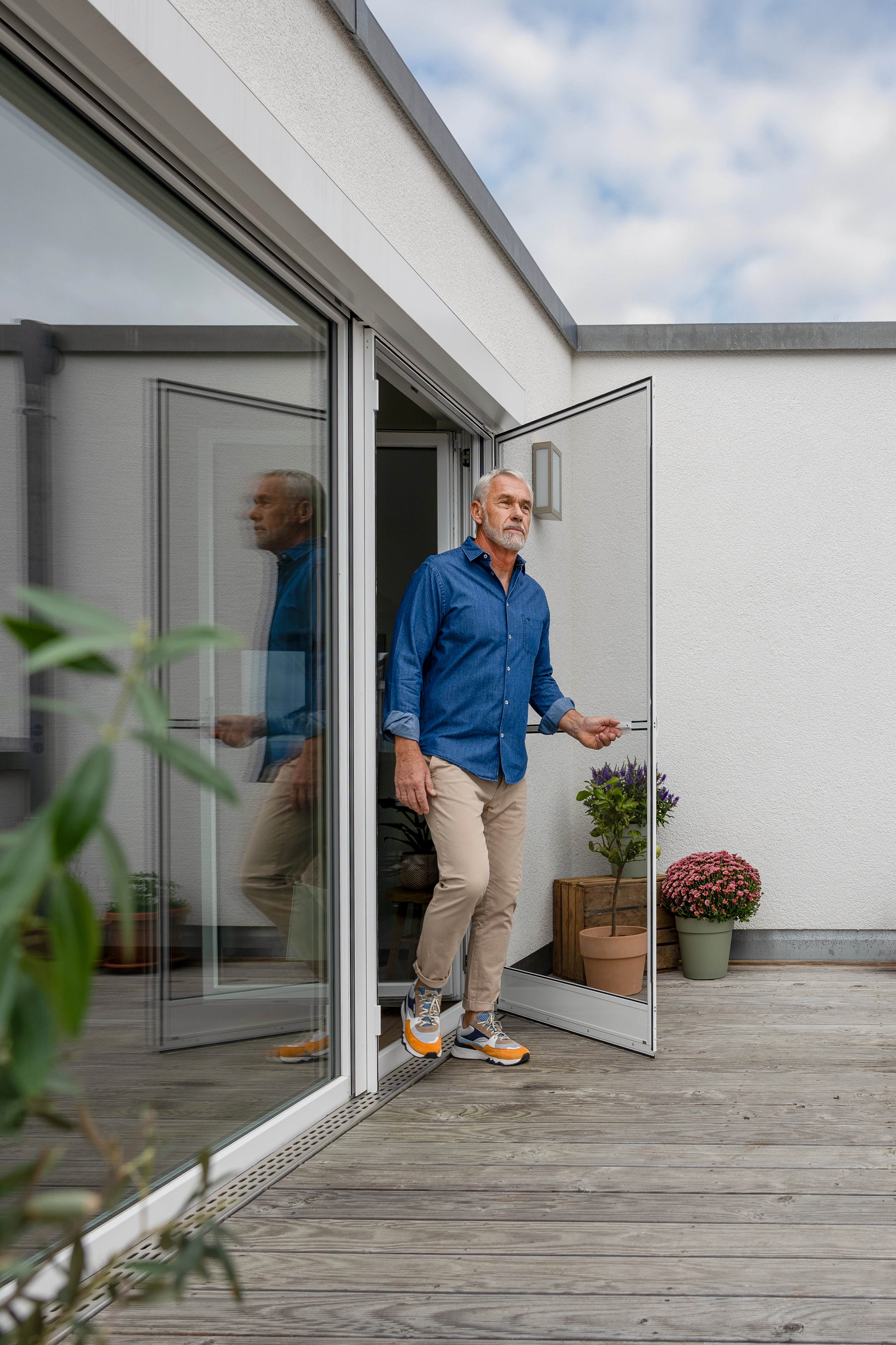 Maßgefertigter Spannrahmen für Fenster